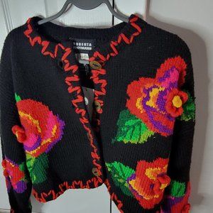 Pre owned from REAL REAL Roberta Freymann Neiman Marcus 100% wool sweater small